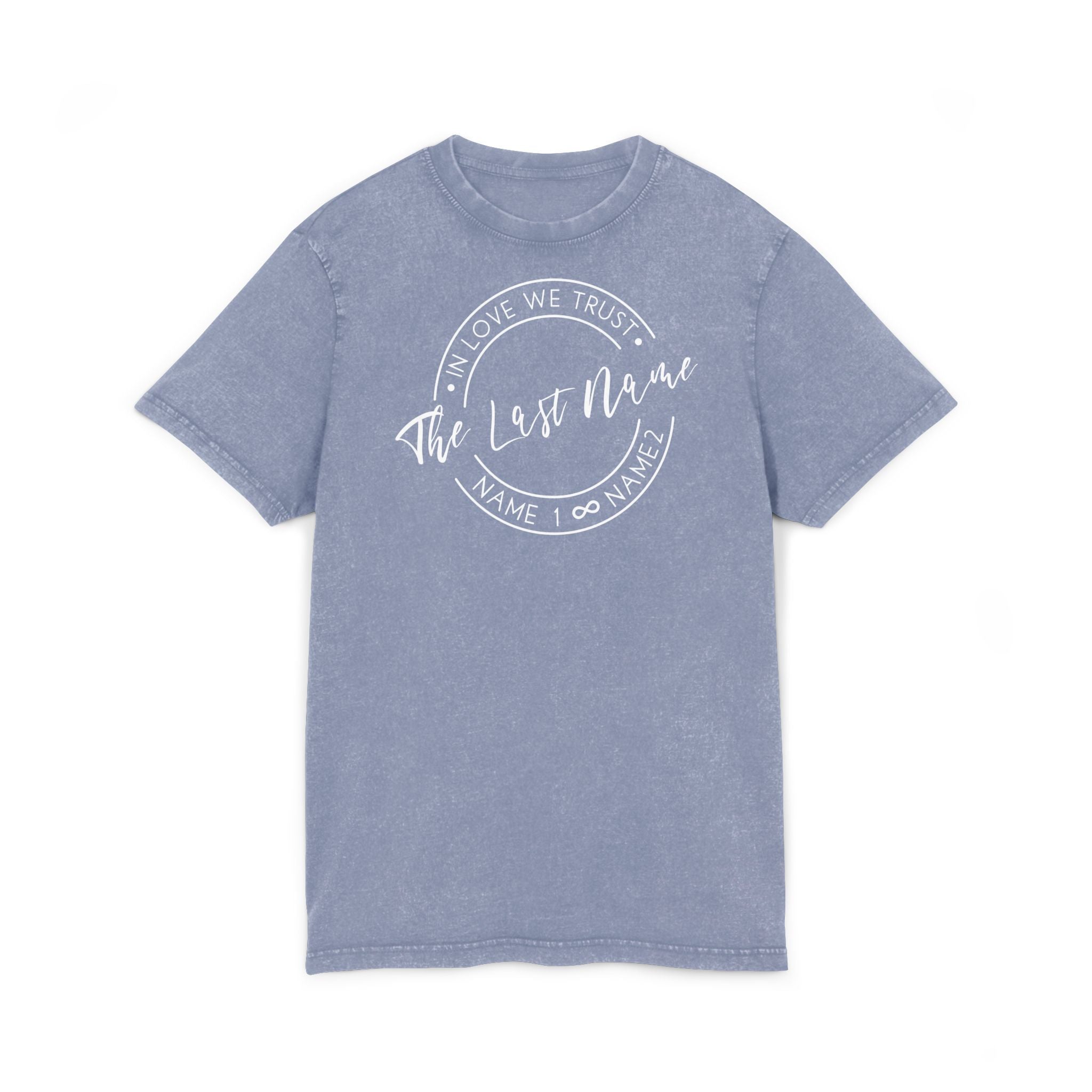 In Love We Trust • personalisierbares Shirt im Vintage Look für Date Night