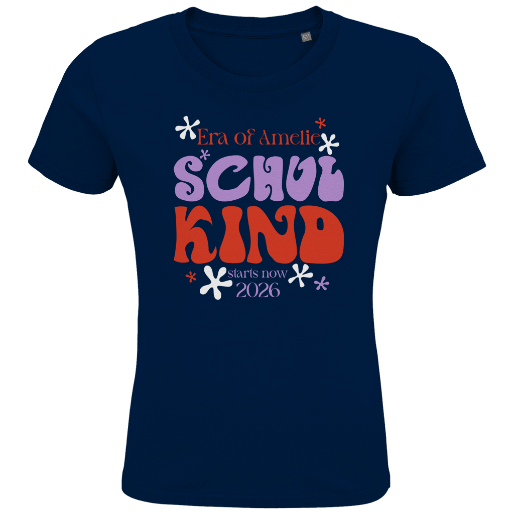 Schulkind T Shirt "Era of School" mit Wunschname