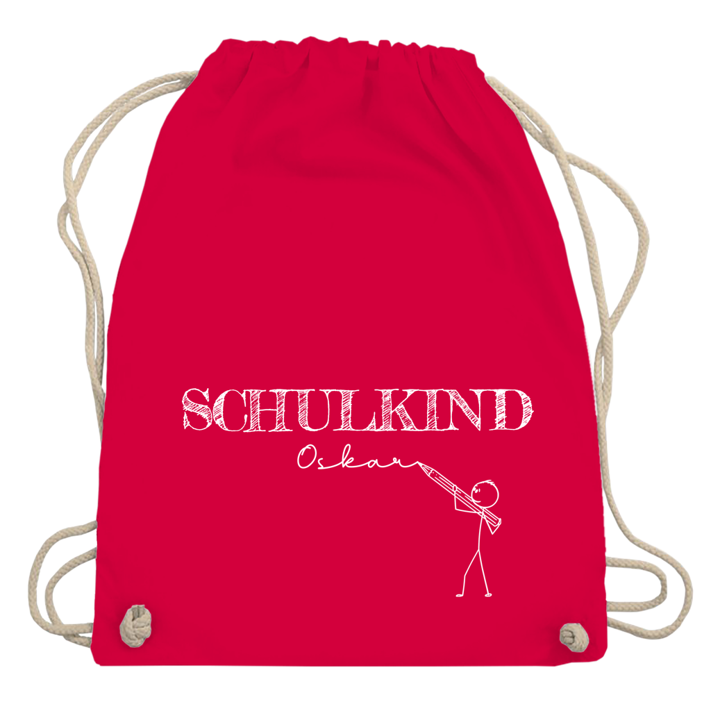Turnbeutel "Strichmännchen"