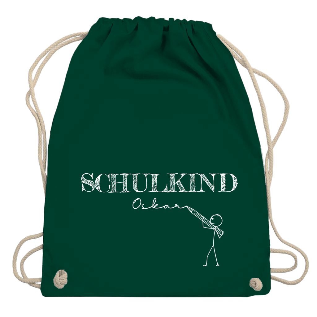 Turnbeutel "Strichmännchen"