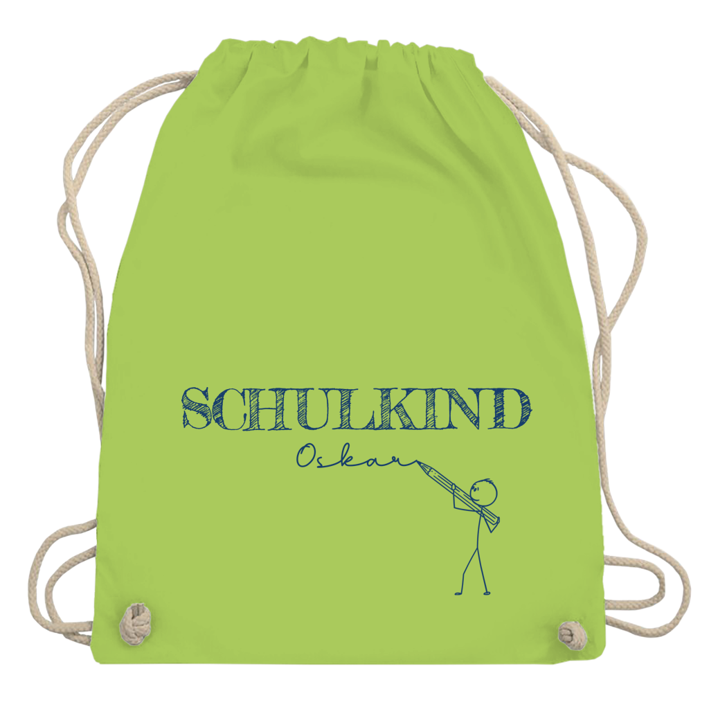 Turnbeutel "Strichmännchen"