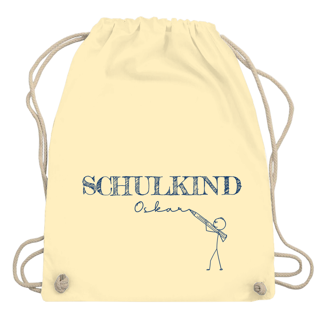 Turnbeutel "Strichmännchen"