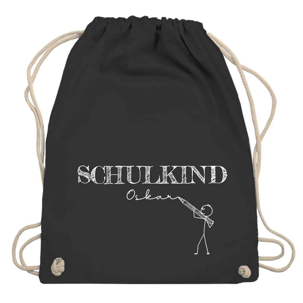 Turnbeutel "Strichmännchen"