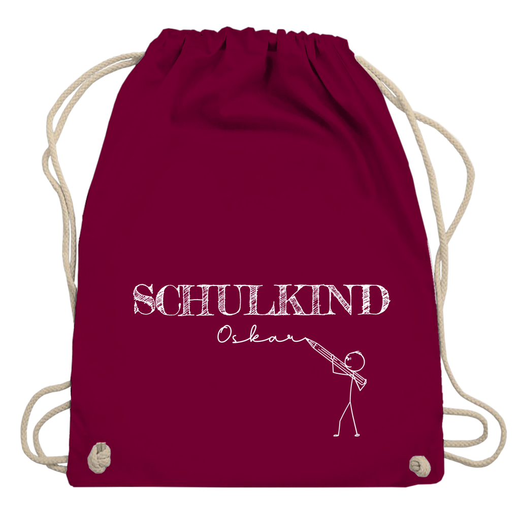Turnbeutel "Strichmännchen"