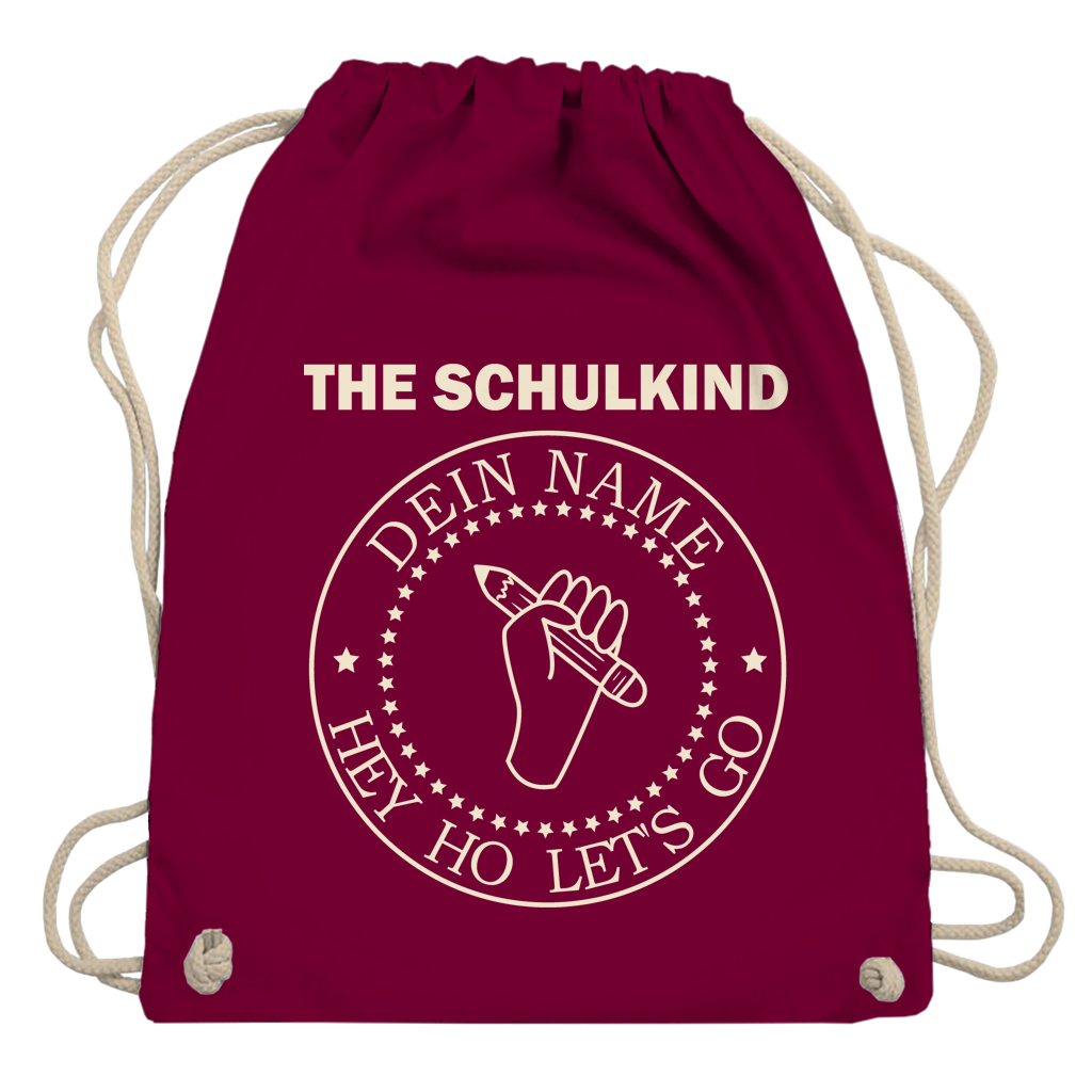 Turnbeutel The Schulkind  Creme