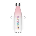 Isoflasche "Schulkind minimalistisch bunt" -– Robuste Edelstahl-Thermosflasche (500 ml)