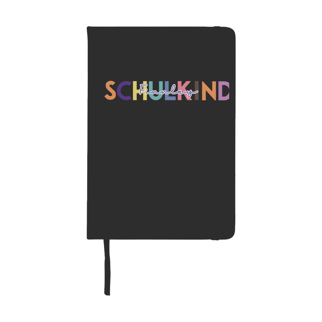 Notizbuch Schulkind minimalistisch bunt
