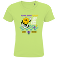 Schulkind T-Shirt "Rennstreifen" Ich bin Erste Klasse dunkler HG