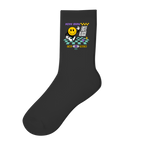 Socken Ich bin Erste Klasse dunkler HG