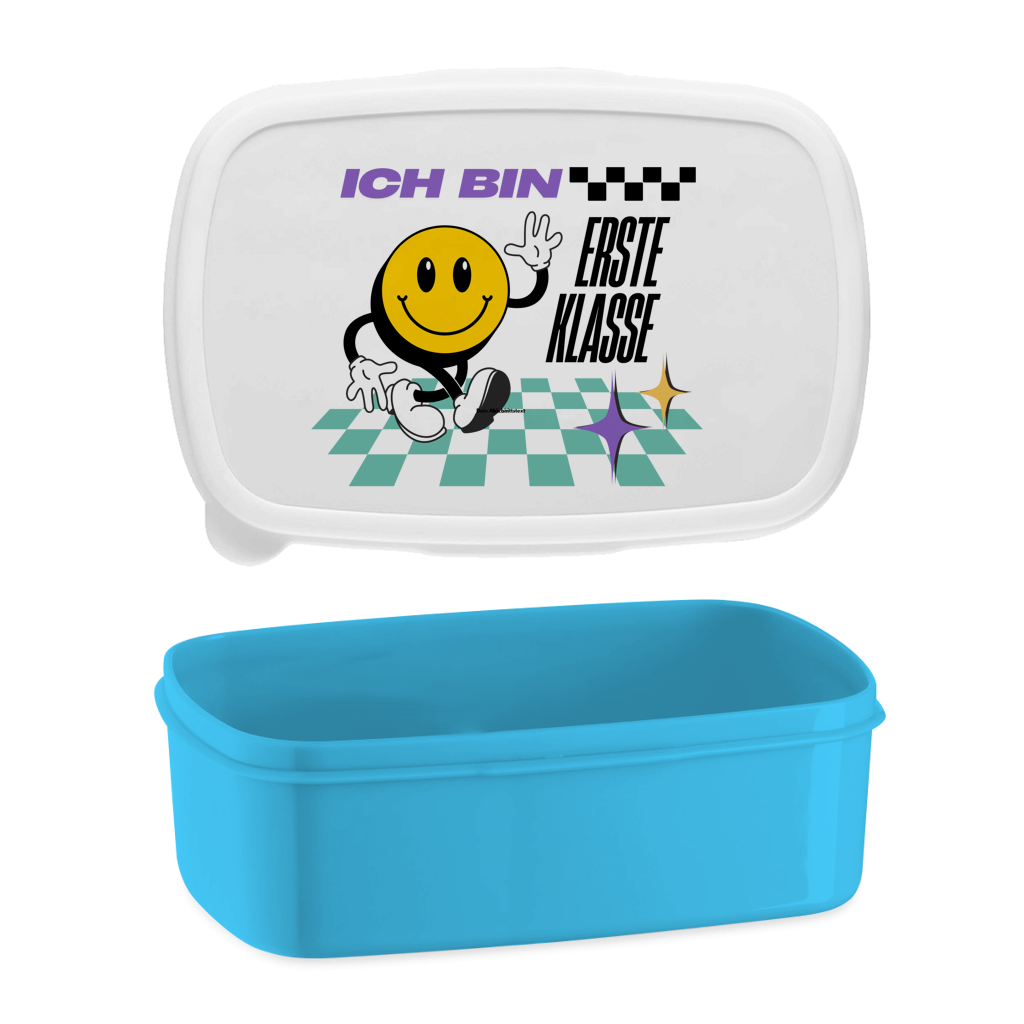 Lunchbox Ich bin Erste Klasse dunkler HG