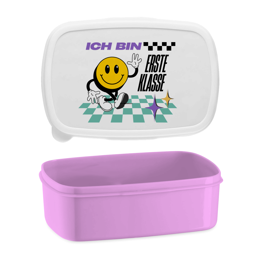 Lunchbox Ich bin Erste Klasse dunkler HG
