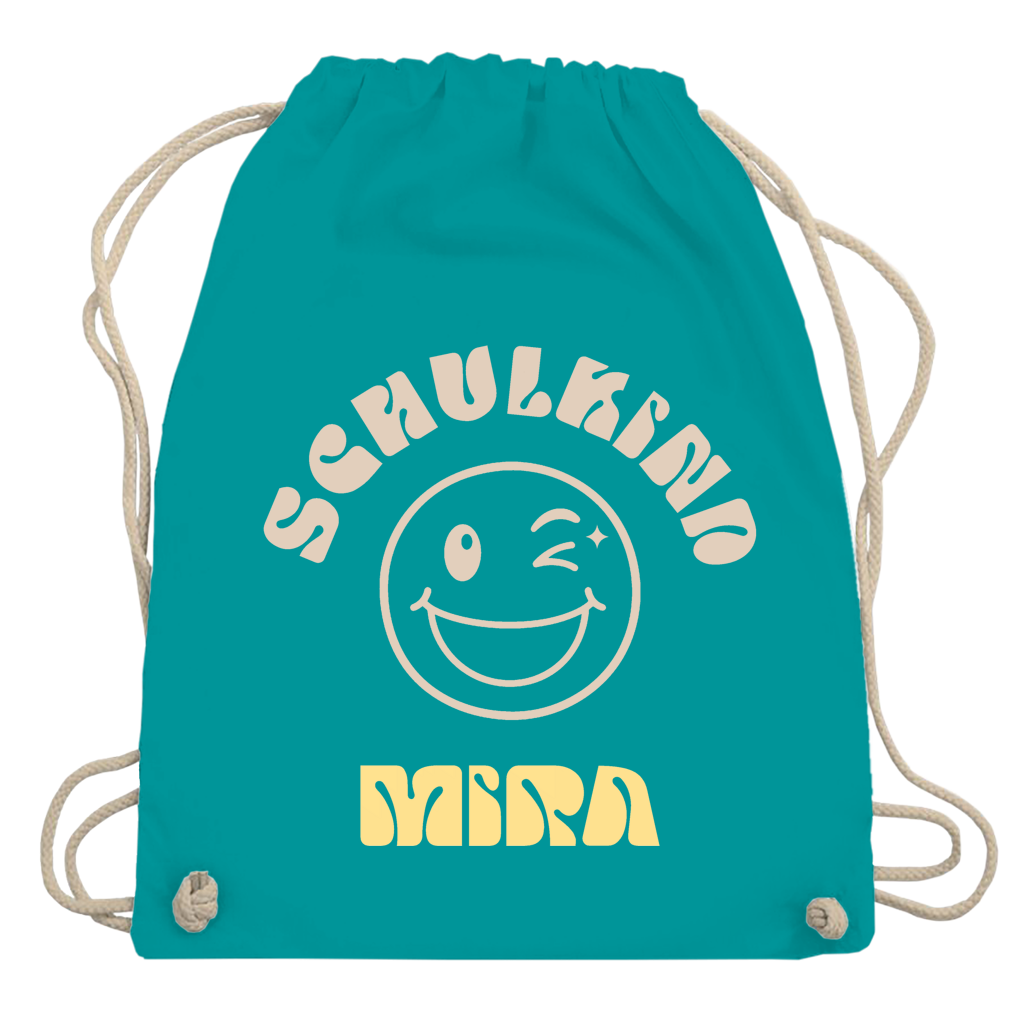 Turnbeutel Badge Flowy Art