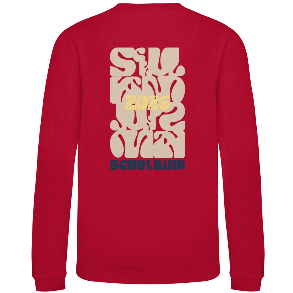 Kinder Sweatshirt Badge Flowy Art