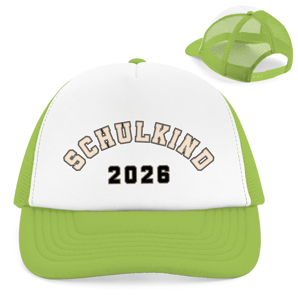 Retro Trucker Cap College Style