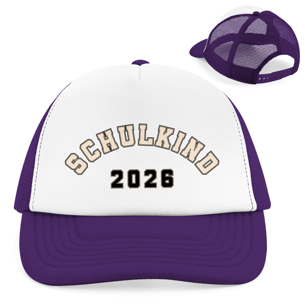 Retro Trucker Cap College Style