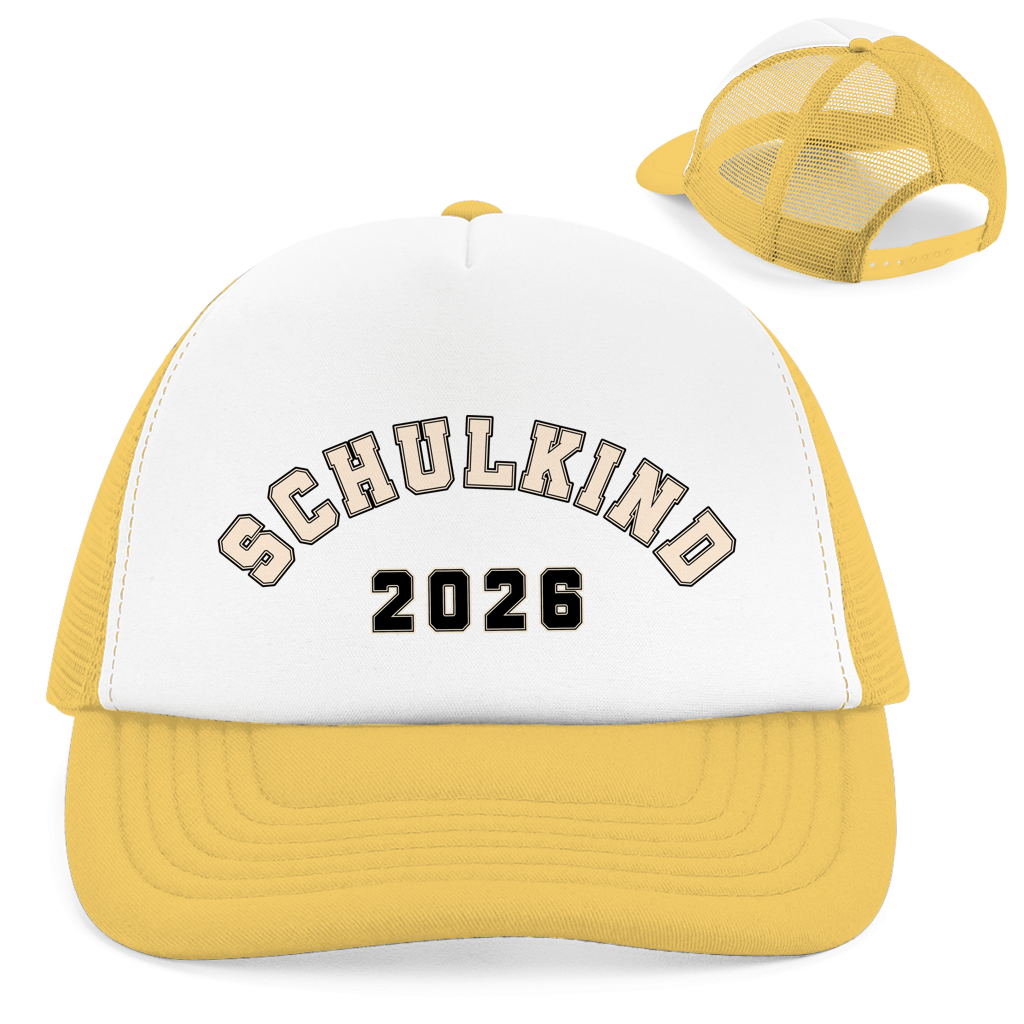Retro Trucker Cap College Style