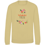Kinder Sweatshirt Blumenkranz