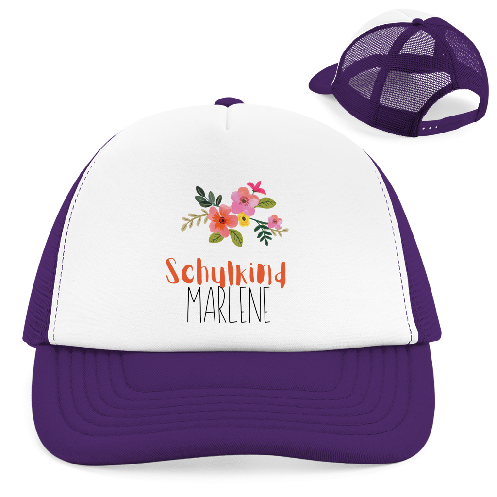 Retro Trucker Cap Blumenkranz