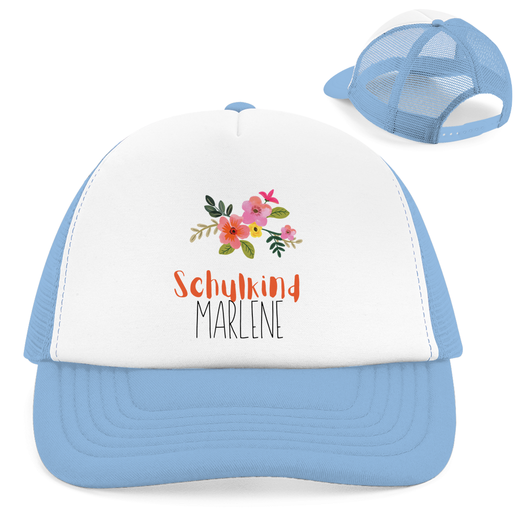 Retro Trucker Cap Blumenkranz