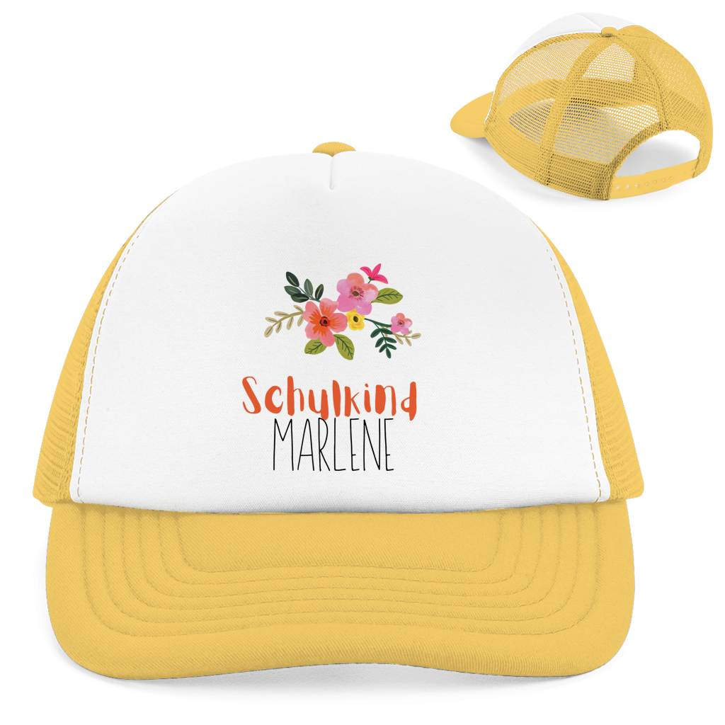 Retro Trucker Cap Blumenkranz