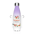 Isoflasche "Blumenkranz"  – Robuste Edelstahl-Thermosflasche (500 ml)