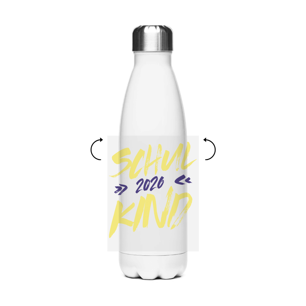 Isoflasche "Graffiti 2026"  – Robuste Edelstahl-Thermosflasche (500 ml)