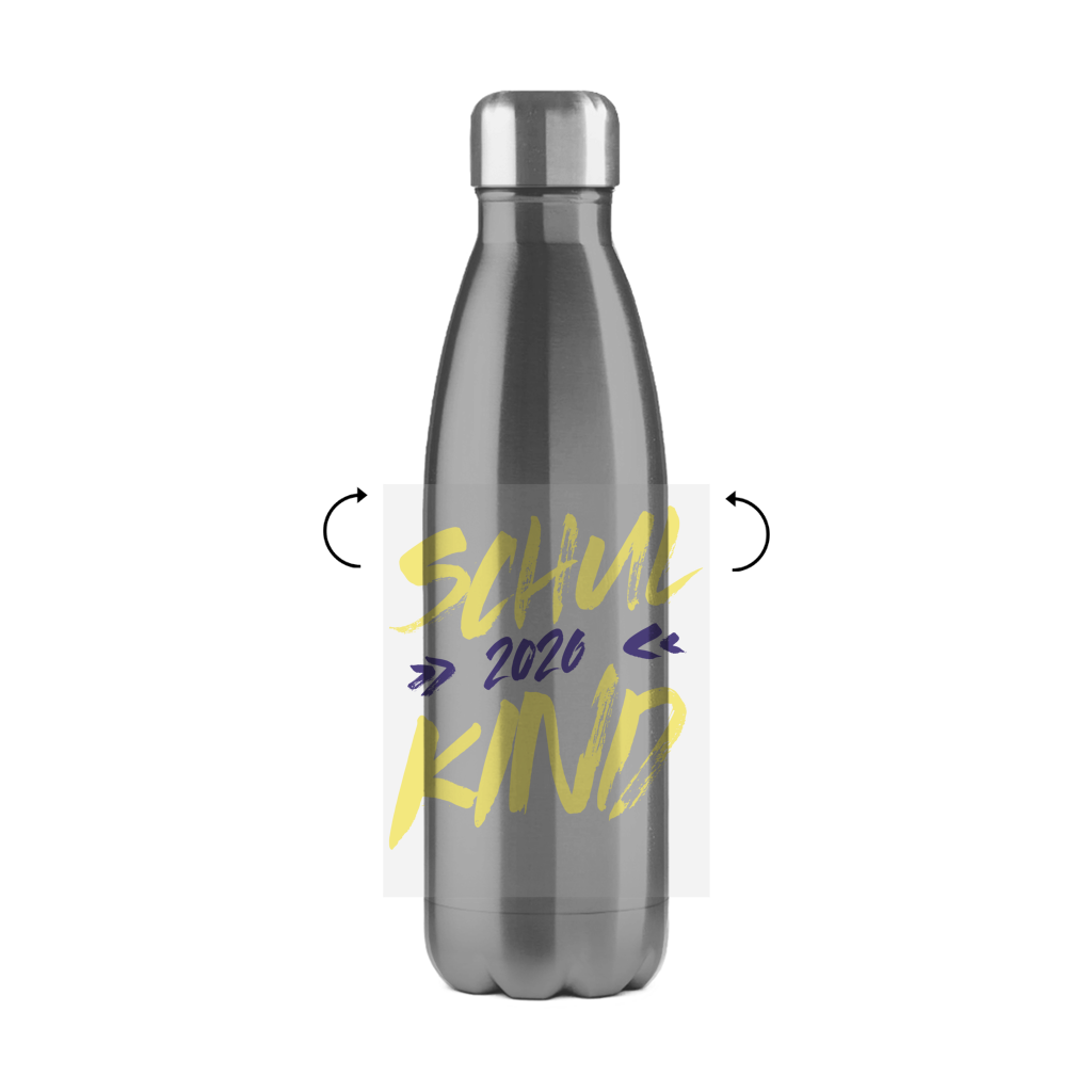Isoflasche "Graffiti 2026"  – Robuste Edelstahl-Thermosflasche (500 ml)