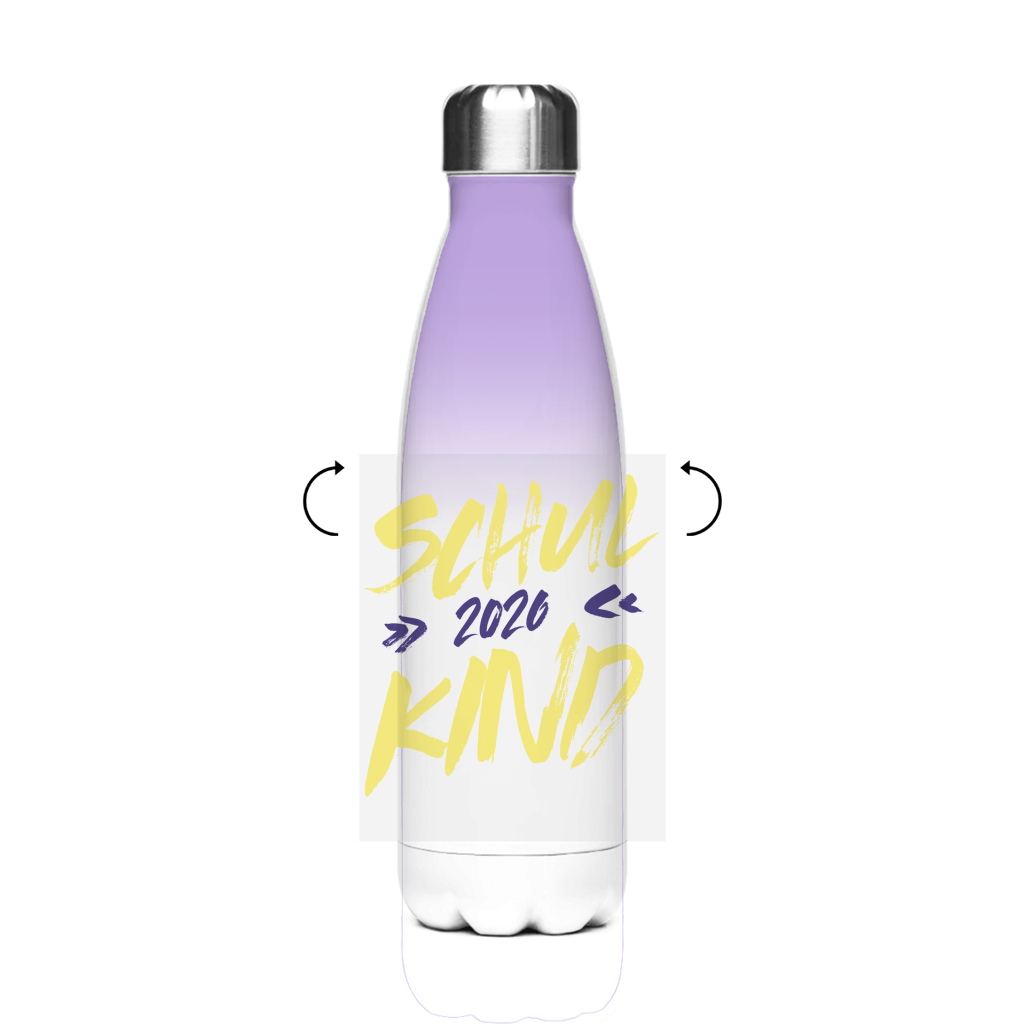 Isoflasche "Graffiti 2026"  – Robuste Edelstahl-Thermosflasche (500 ml)