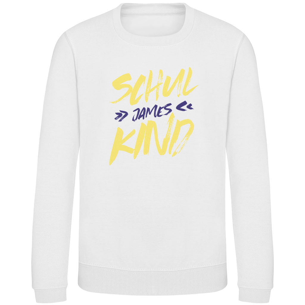 Kinder Sweatshirt Pinsel Name