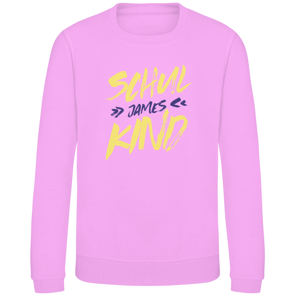 Kinder Sweatshirt Pinsel Name