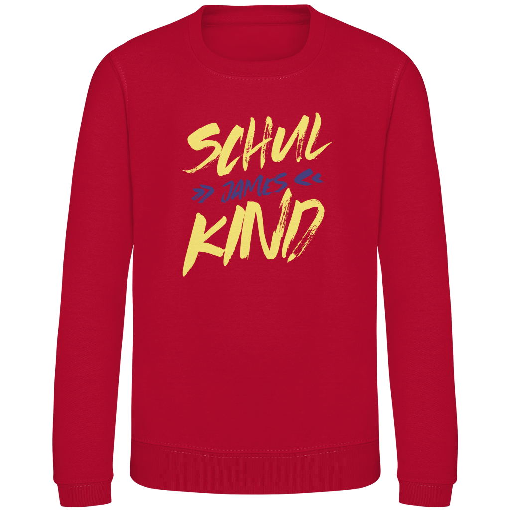 Kinder Sweatshirt Pinsel Name