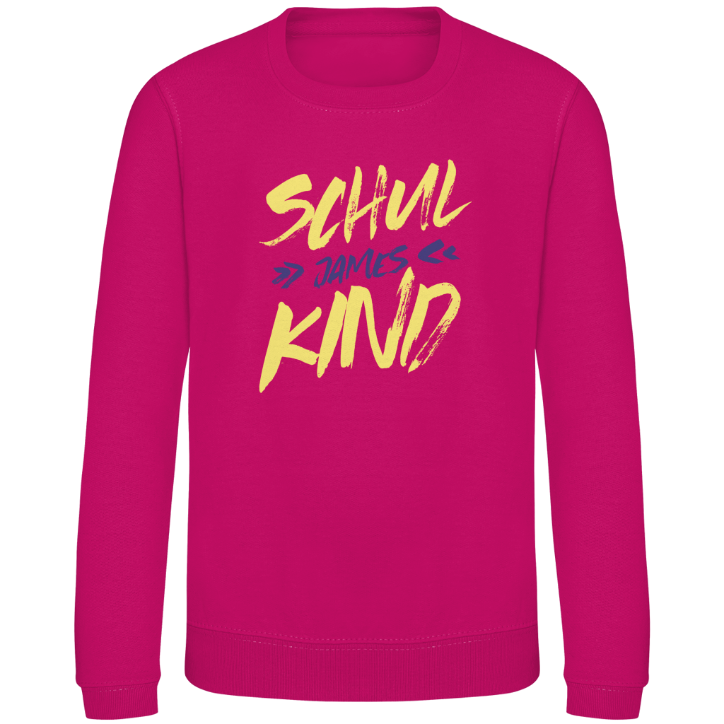 Kinder Sweatshirt Pinsel Name