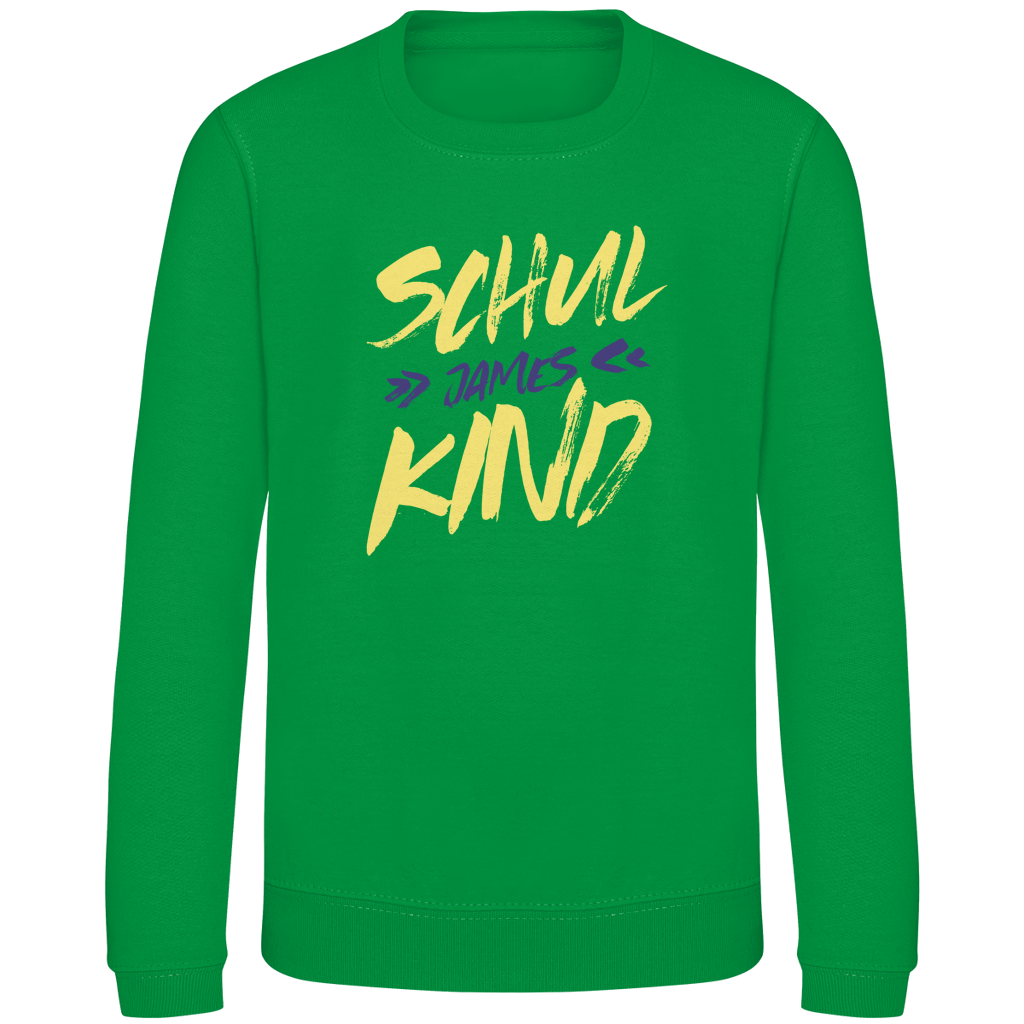 Kinder Sweatshirt Pinsel Name
