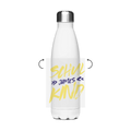 Isoflasche "Graffiti mit Wunschnamen"  – Robuste Edelstahl-Thermosflasche (500 ml)