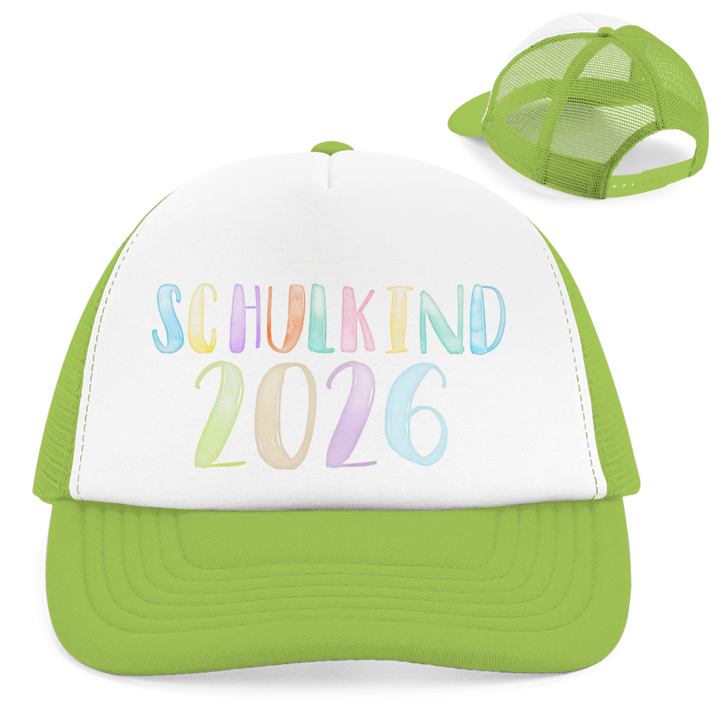 Retro Trucker Cap Aquarell 2026