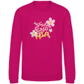 Kinder Sweatshirt Glas Design Blumen