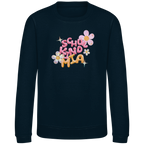 Kinder Sweatshirt Glas Design Blumen