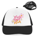Retro Trucker Cap Glas Design Blumen