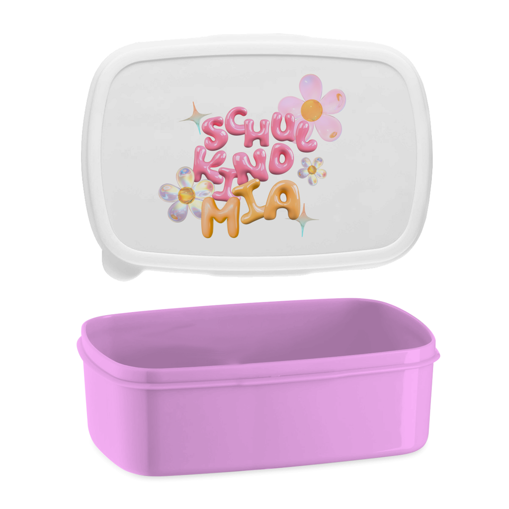 Lunchbox Glas Design Blumen