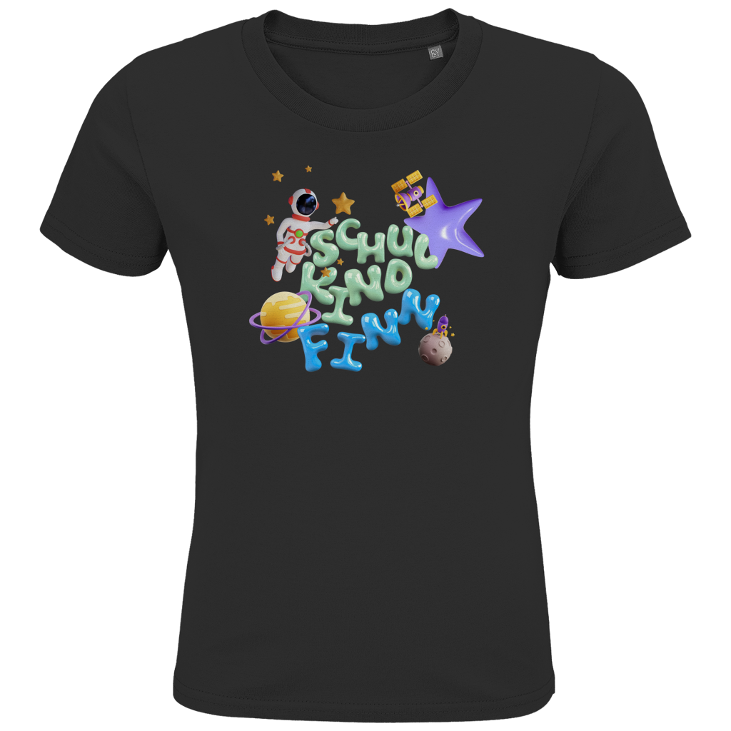 Schulkind T-Shirt "Knet-Astronaut" mit Wunschnamen
