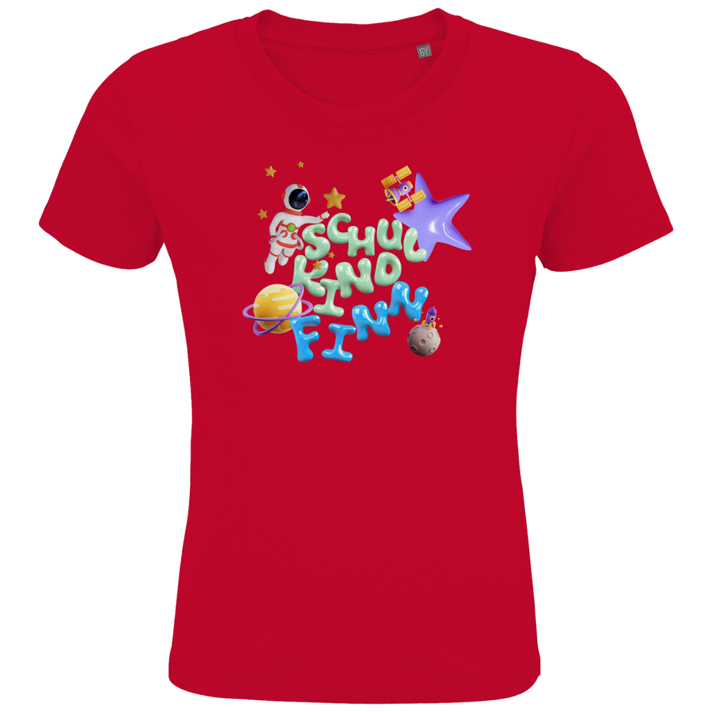 Schulkind T-Shirt "Knet-Astronaut" mit Wunschnamen