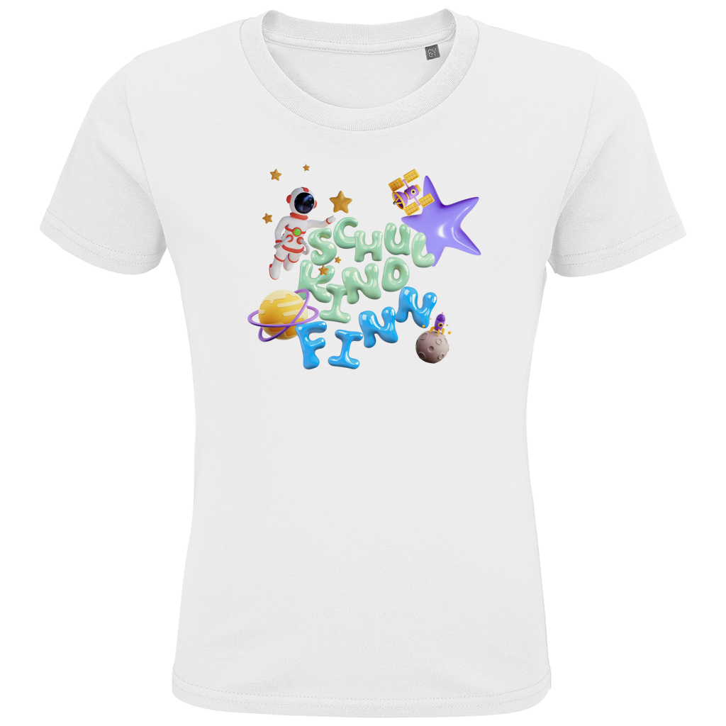 Schulkind T-Shirt "Knet-Astronaut" mit Wunschnamen