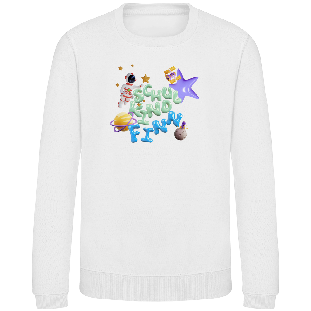 Kinder Sweatshirt Liquid Design Astronaut