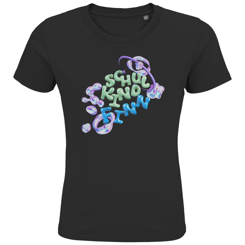 Schulkind T-Shirt „Liquid Design“ mit Wunschnamen