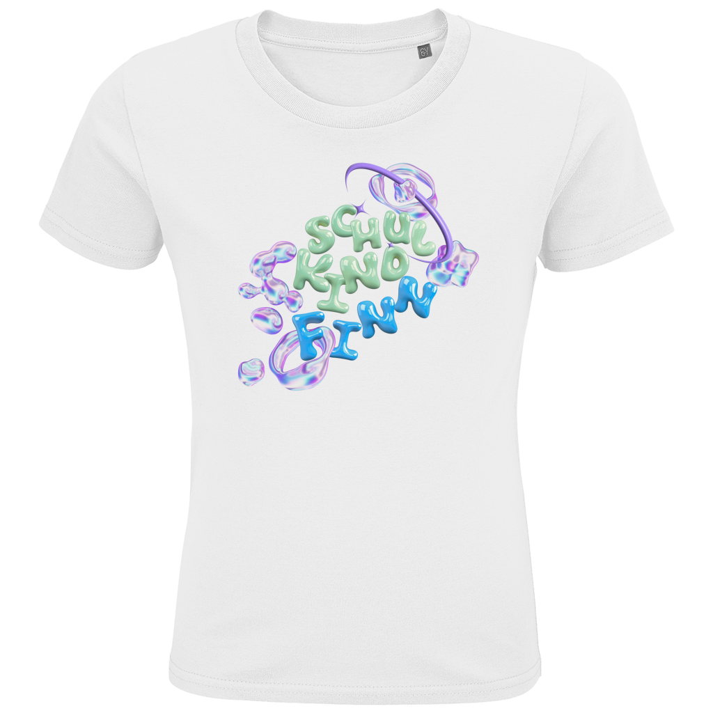 Schulkind T-Shirt „Liquid Design“ mit Wunschnamen