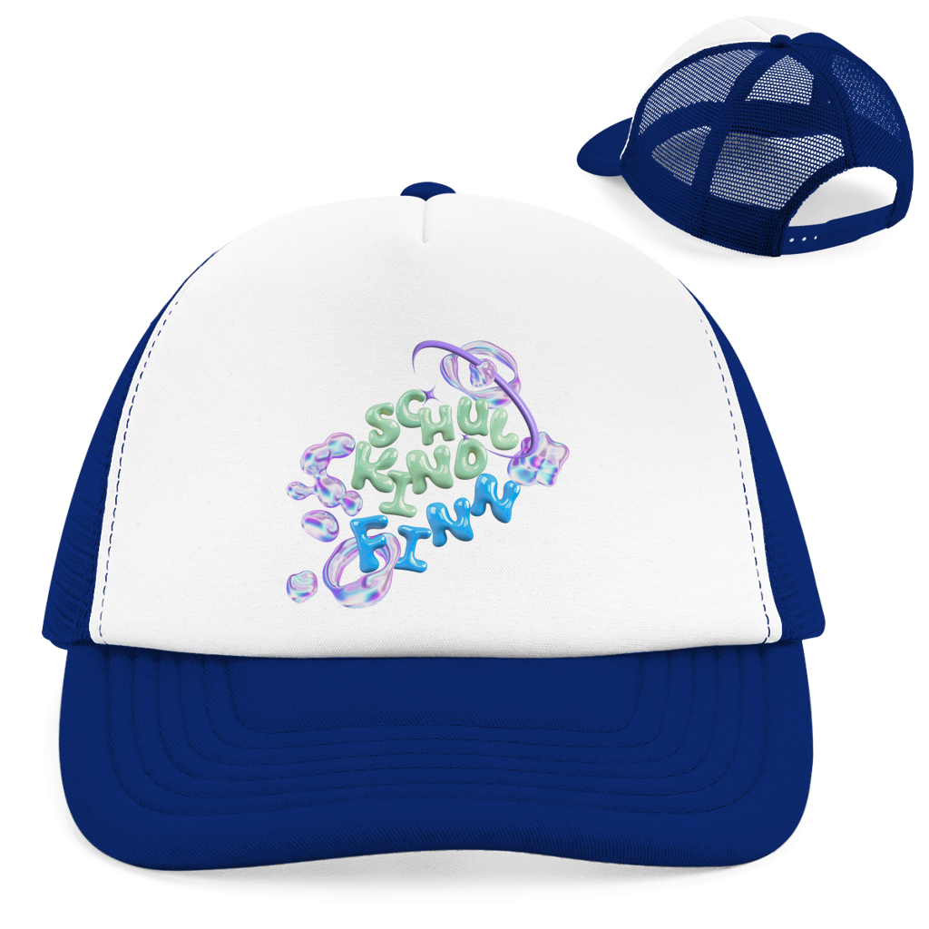 Retro Trucker Cap Liquid Design Drops
