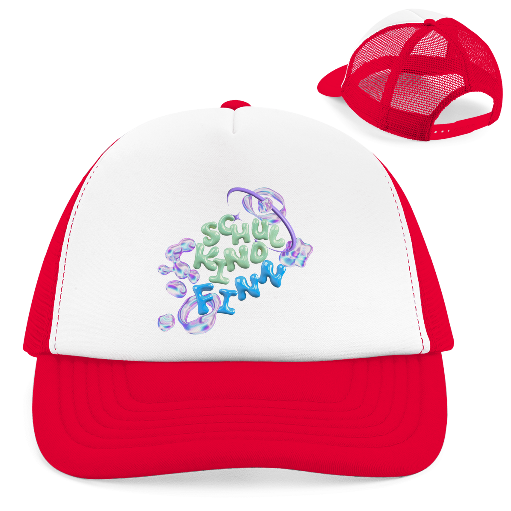 Retro Trucker Cap Liquid Design Drops