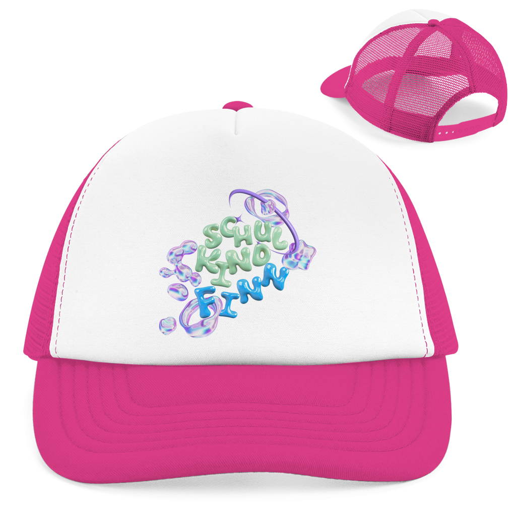 Retro Trucker Cap Liquid Design Drops