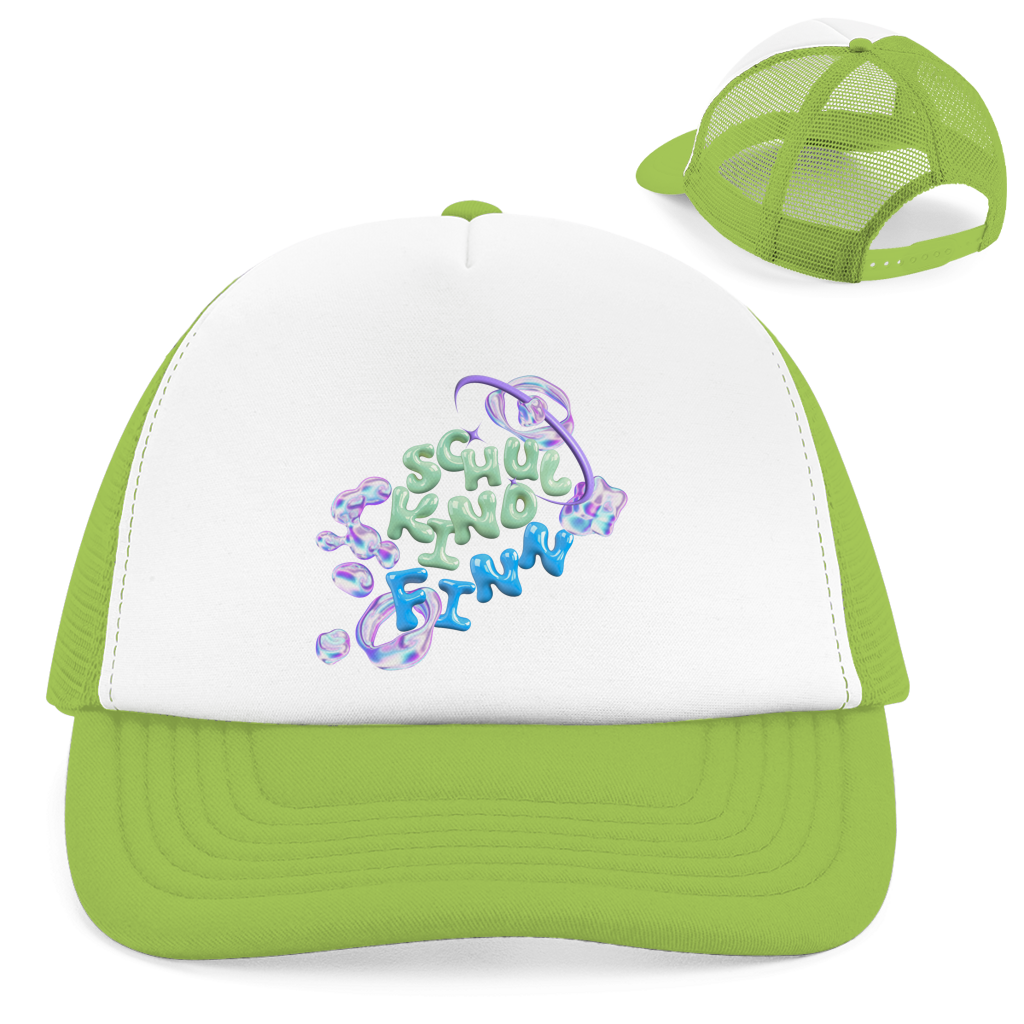 Retro Trucker Cap Liquid Design Drops