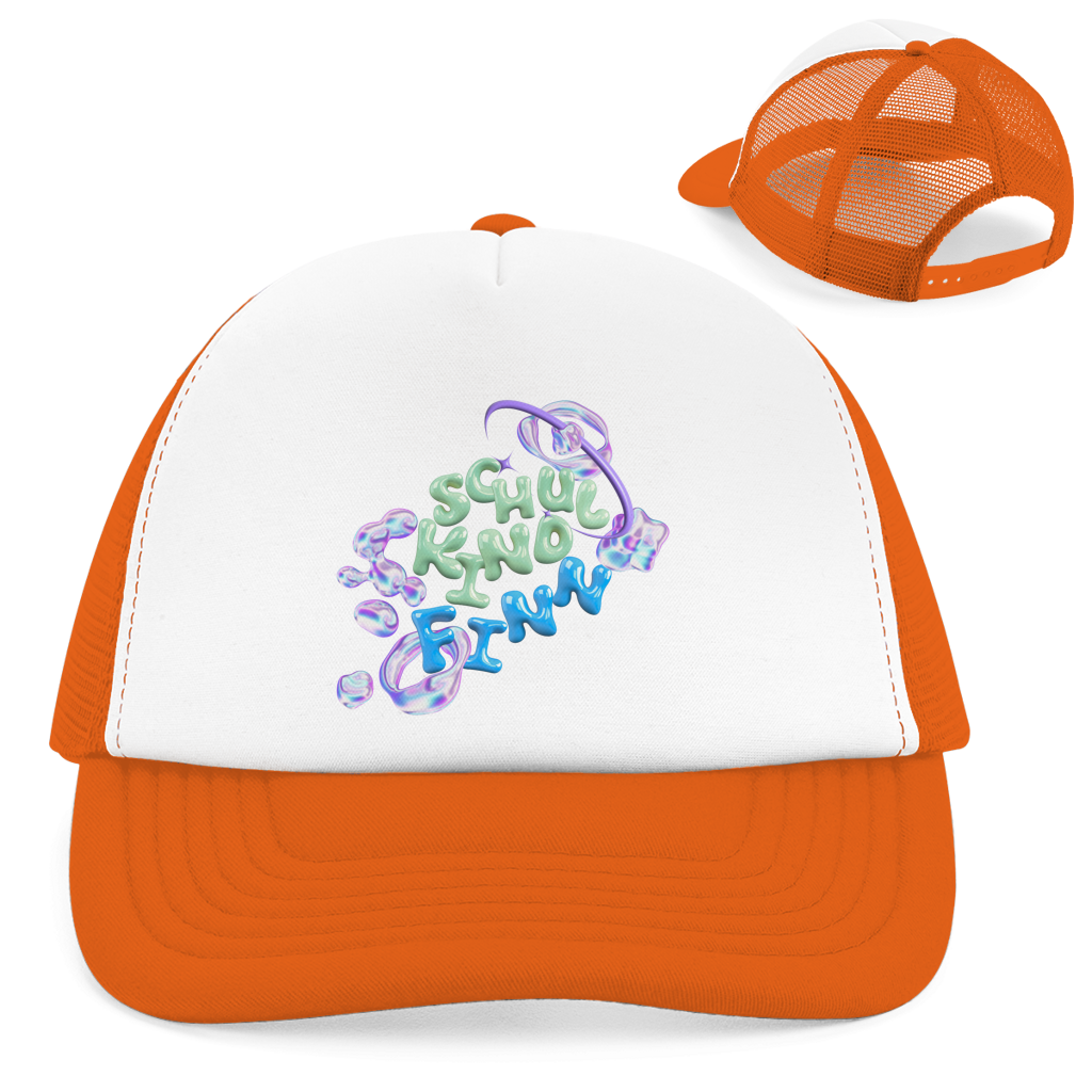 Retro Trucker Cap Liquid Design Drops